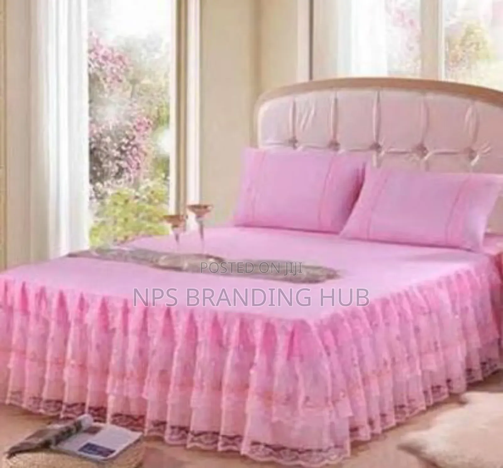 3pc Cotton Bedskirts Sk