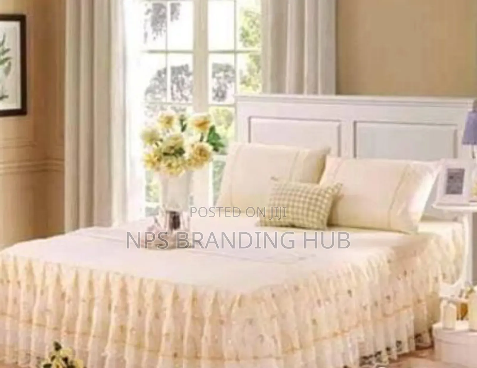 3pc Cotton Bedskirts Sk