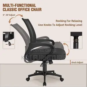 Office Chairs; Multi Functions Mid Back Office Mesh Seat