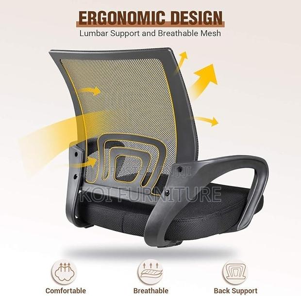 Office Chairs; Multi Functions Mid Back Office Mesh Seat - thumbnail 5