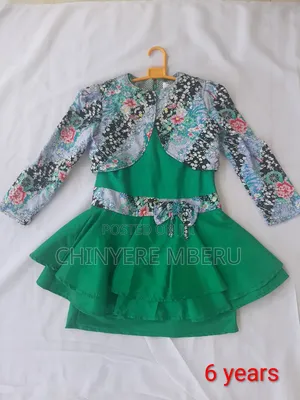 Taffeta Girls Dress With Jacket