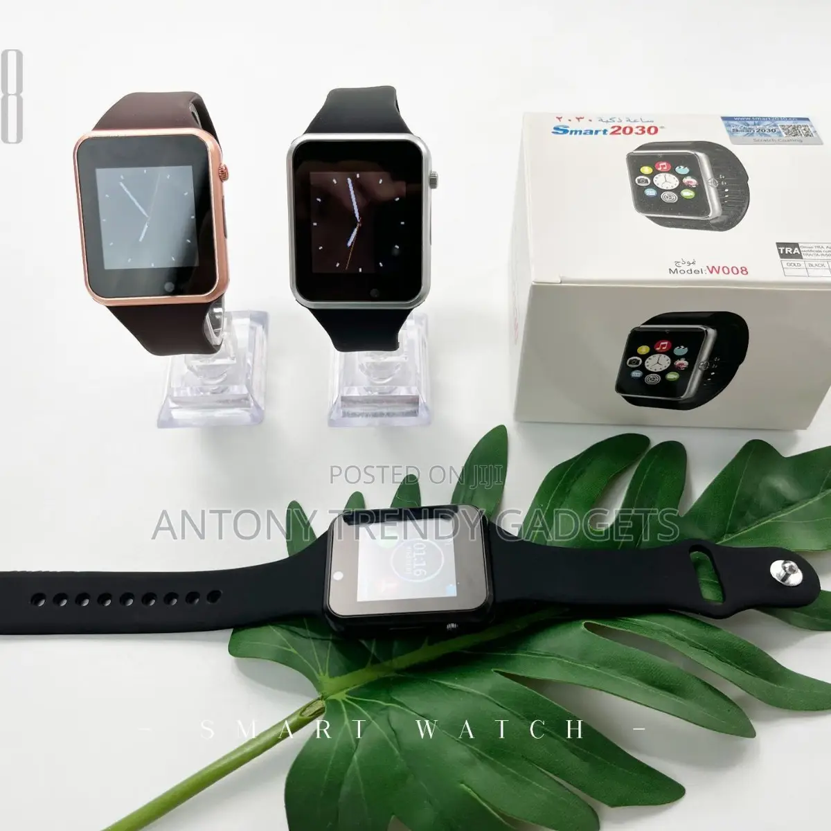 W008 Smartwatch With Camera, Memory Card Call Function