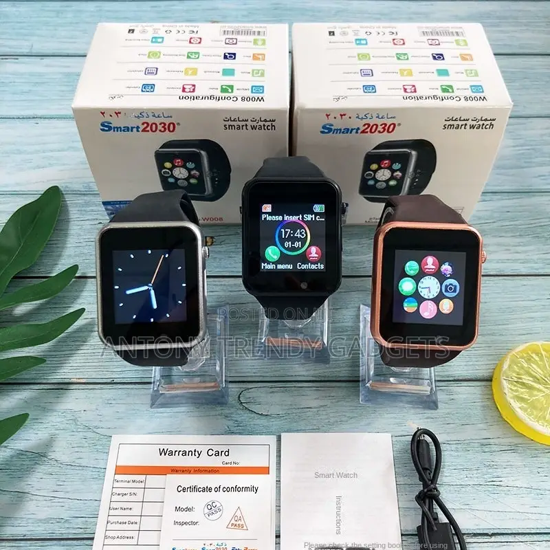 W008 Smartwatch With Camera, Memory Card Call Function