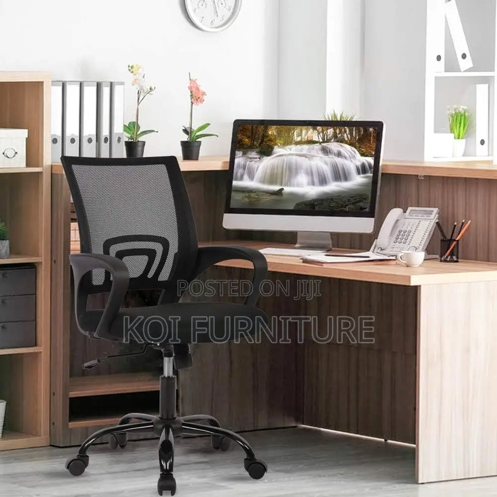 Office Chair; Ergonomic Design Clerical Office Mesh Seat