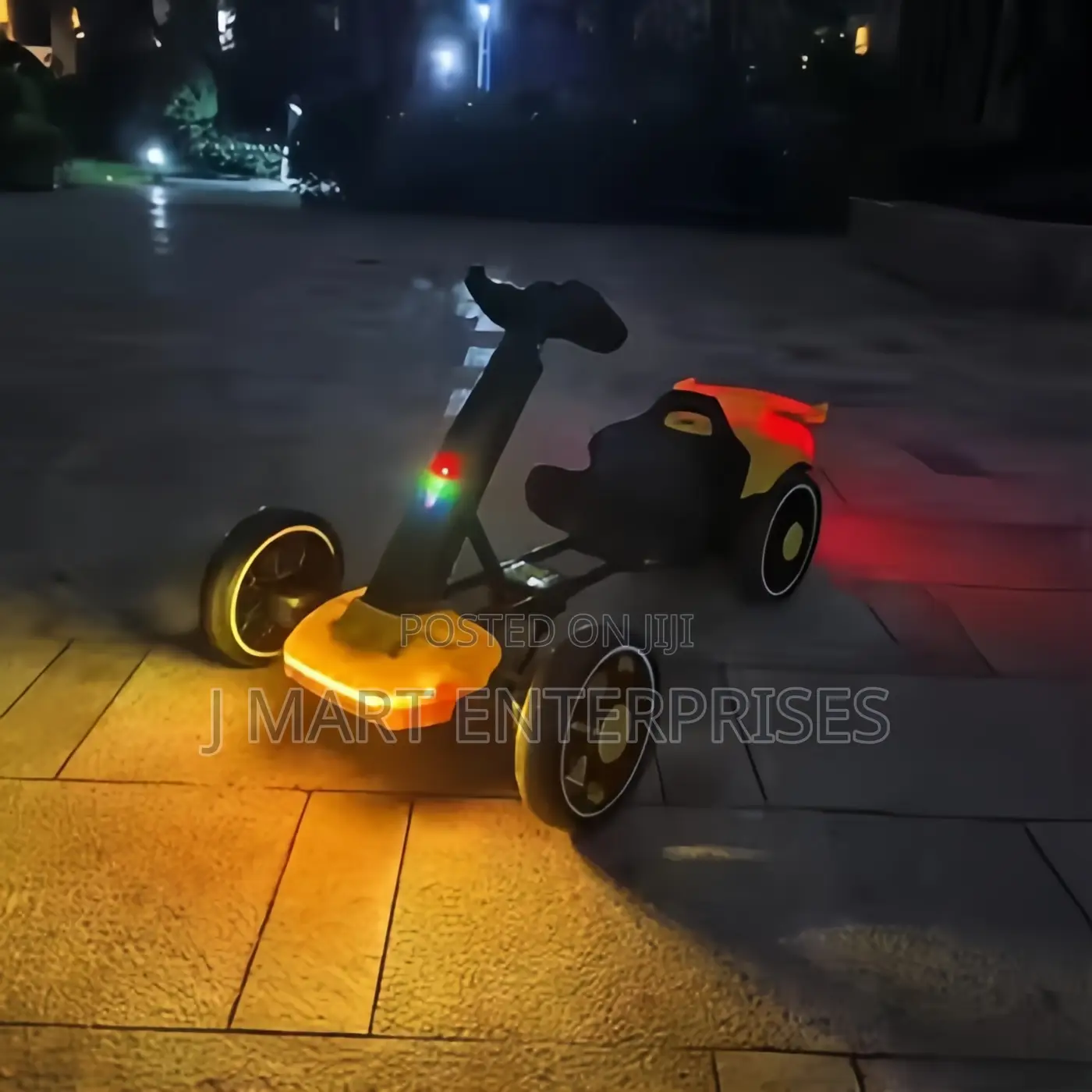 F1 Foldable Electric Kids Go Kart, Ride on Toys With Adjustable Seat