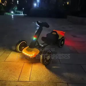 F1 Foldable Electric Kids Go Kart, Ride on Toys With Adjustable Seat