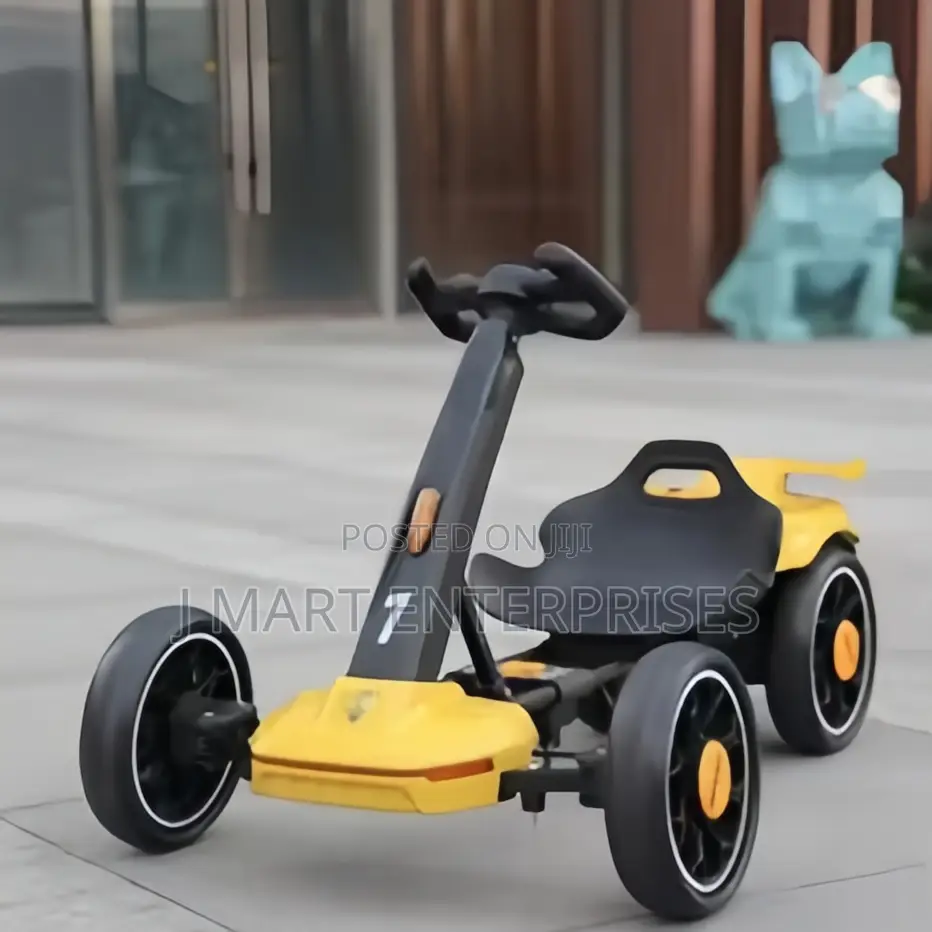 F1 Foldable Electric Kids Go Kart, Ride on Toys With Adjustable Seat