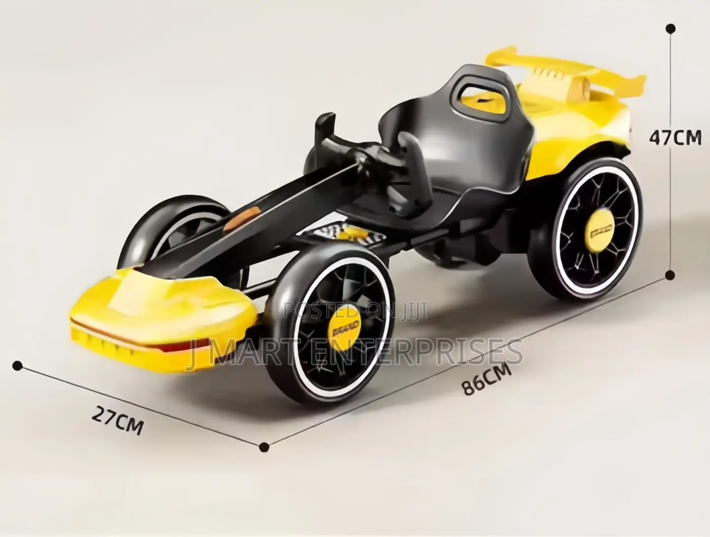 F1 Foldable Electric Kids Go Kart, Ride on Toys With Adjustable Seat