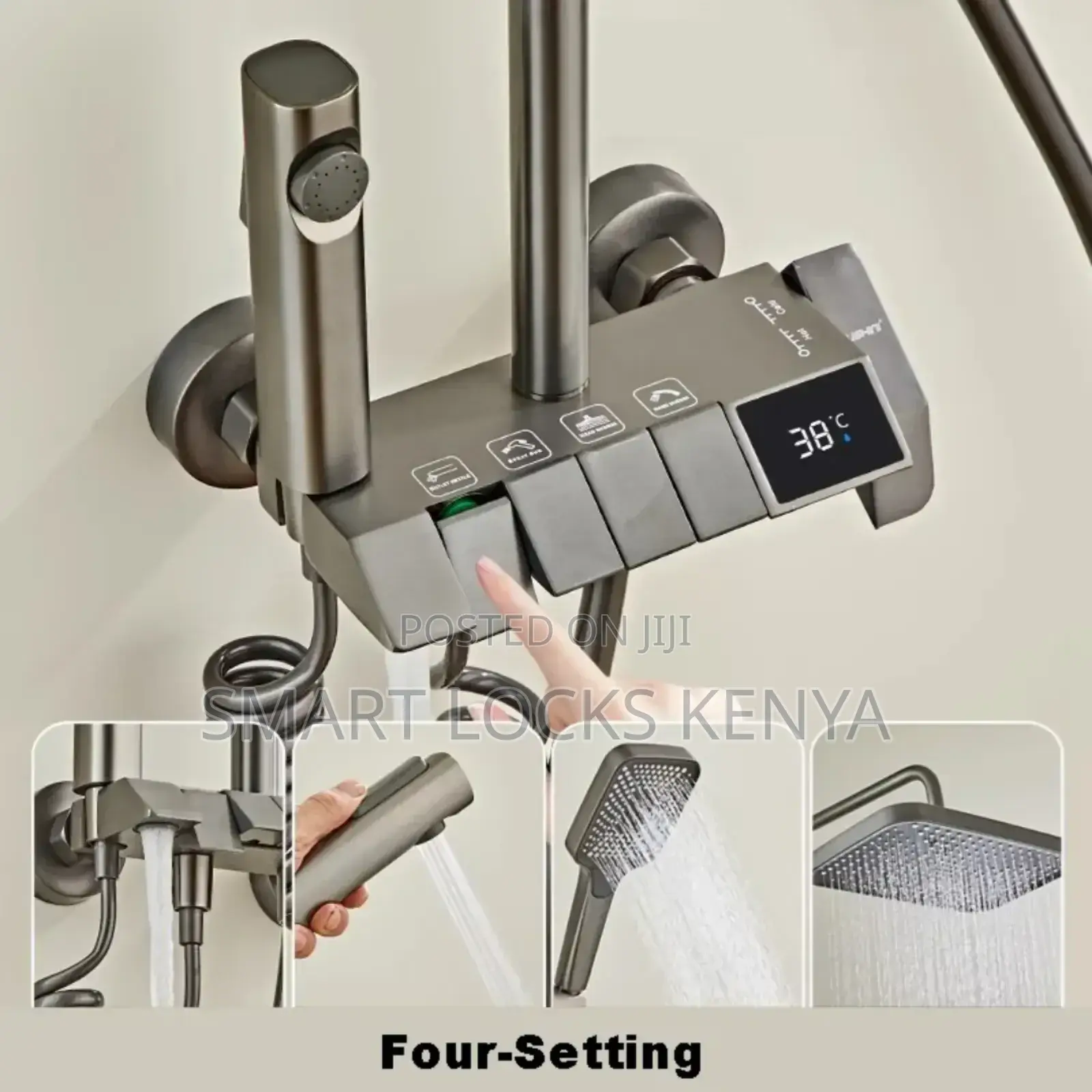 Bathroom Shower Cold and Hot Water Mixer Set Bathroom