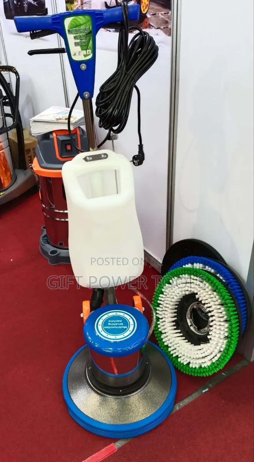 Floor Scrubber Machine Double Brush/Multifunctional Floor Scrubber