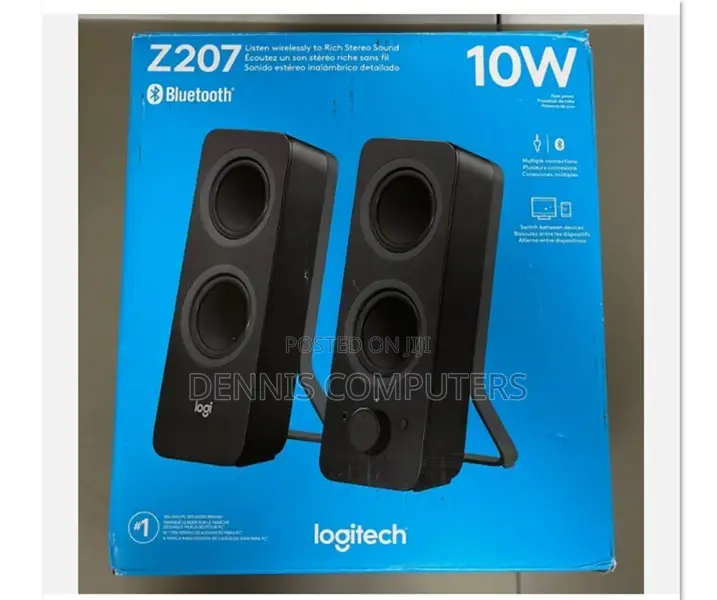 Logitech Z207 Bluetooth Computer Speakers (Black