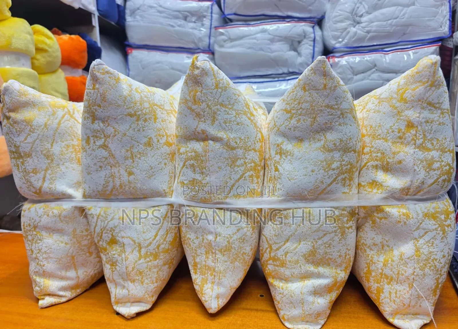 Fiber Throw Pillows Set of 5pcs Sk