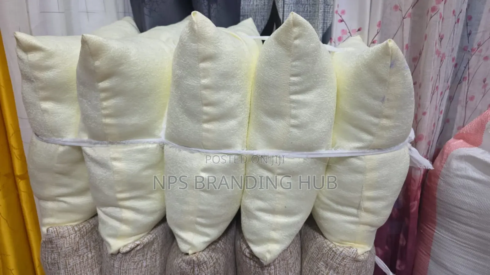Fiber Throw Pillows Set of 5pcs Sk