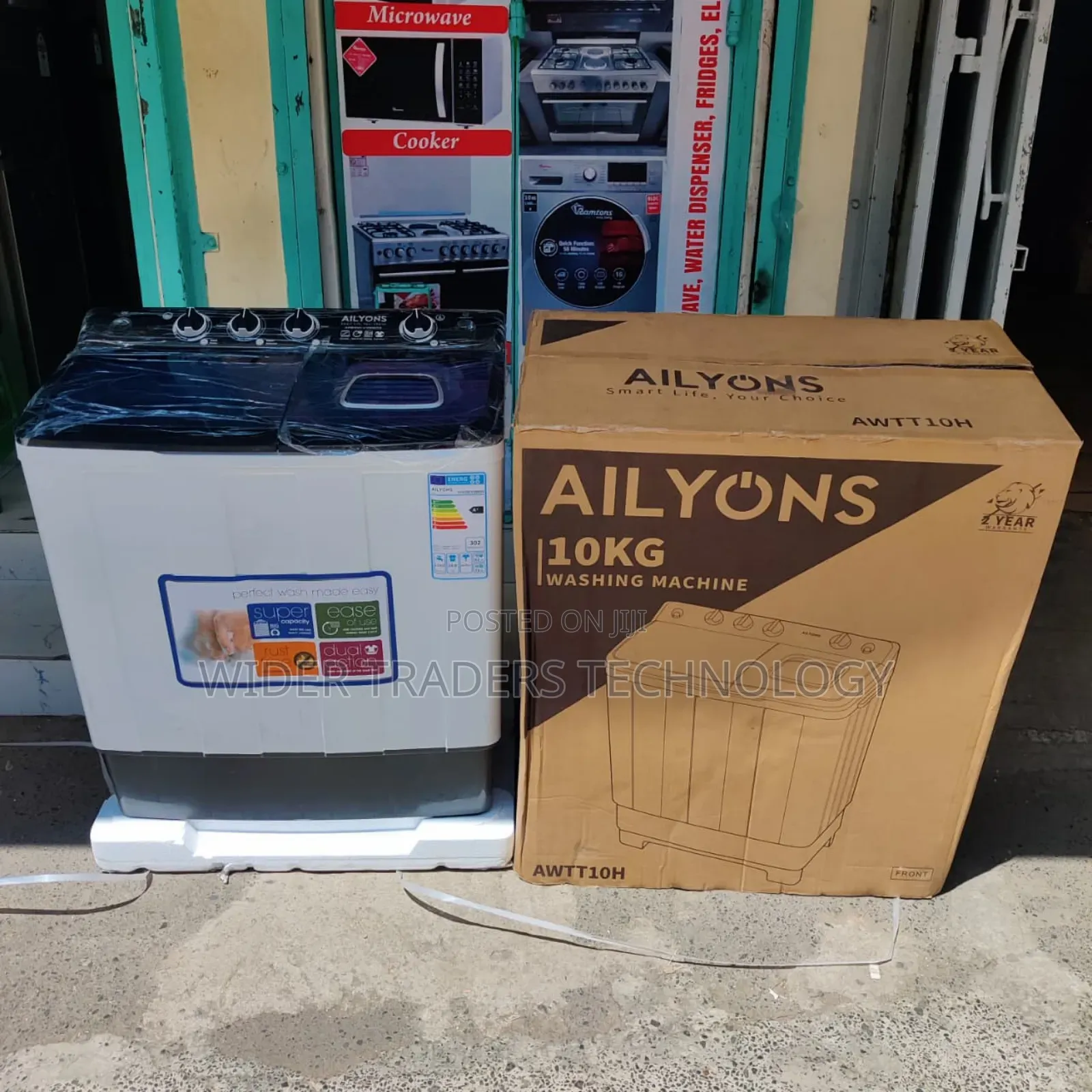 Ailyons Washing Machine 10kg Twin Tub