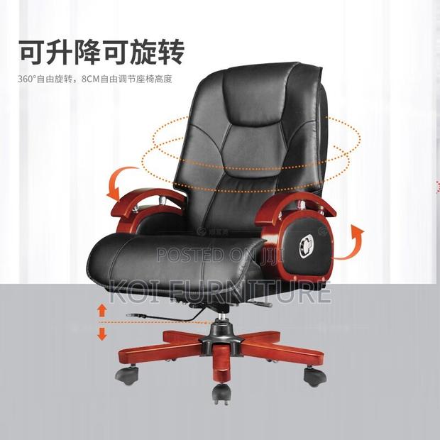 Office Chairs; Executive Ceo High Backrest Office Leather Chair - thumbnail 4