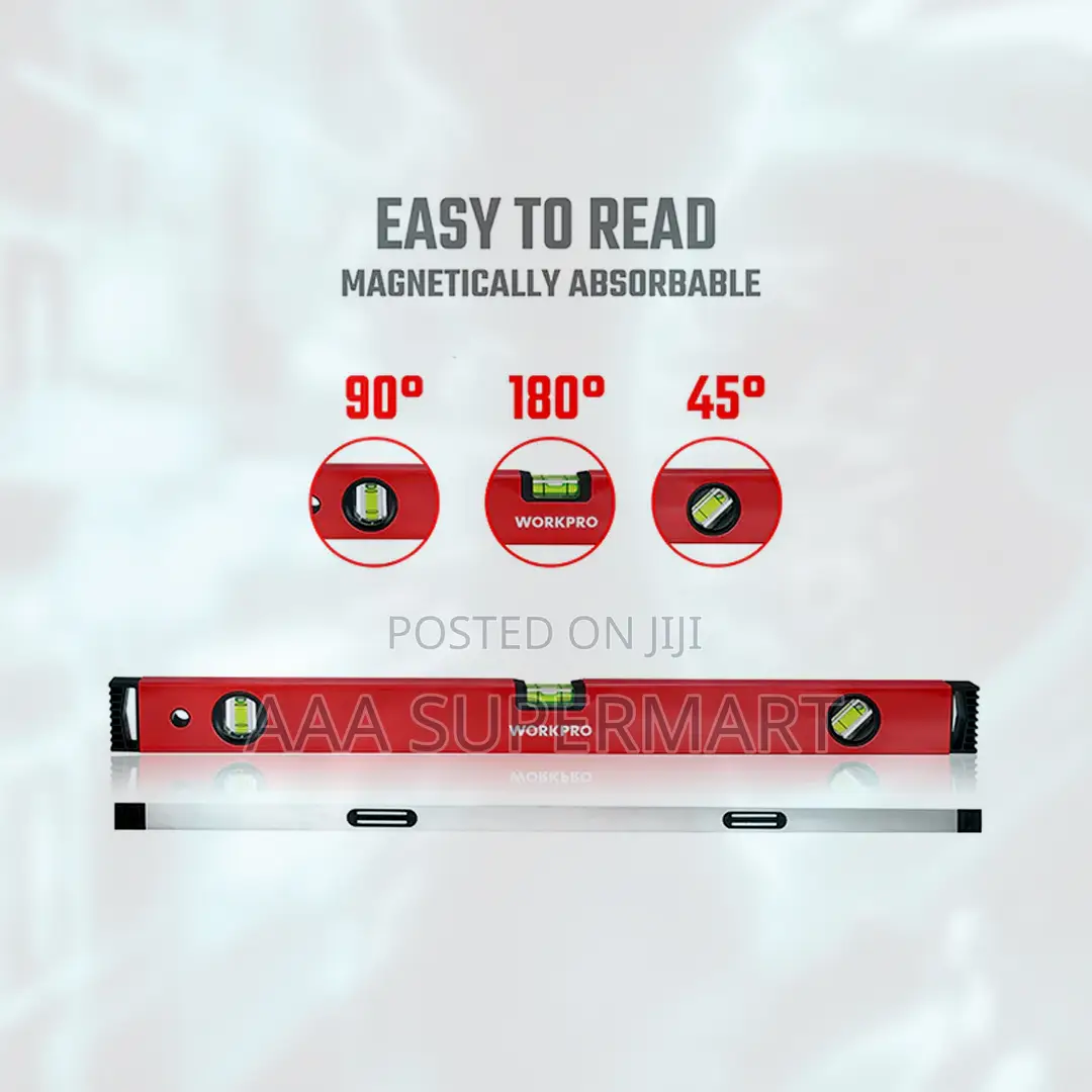 Wp262010 400mm Aluminum Magnetic Box Level Workpro