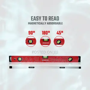 Wp262010 400mm Aluminum Magnetic Box Level Workpro