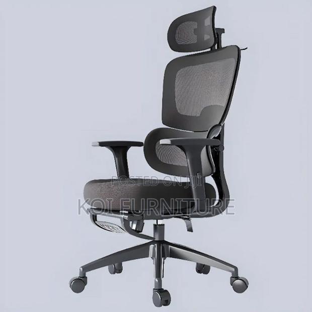Office Chair; High Back Sturd Executive Orthopedic Office Seat - main view