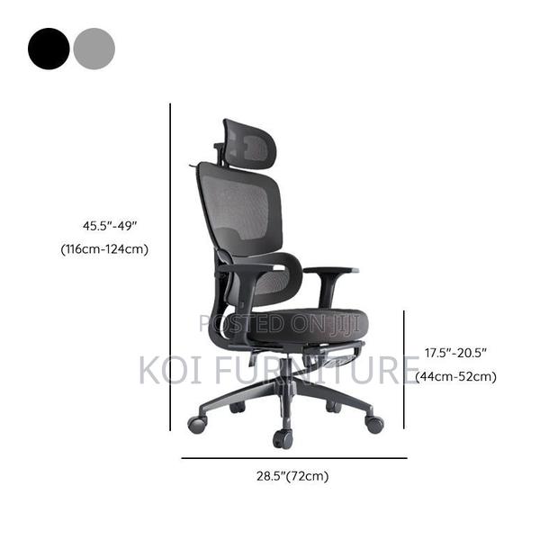 Office Chair; High Back Sturd Executive Orthopedic Office Seat - thumbnail 2