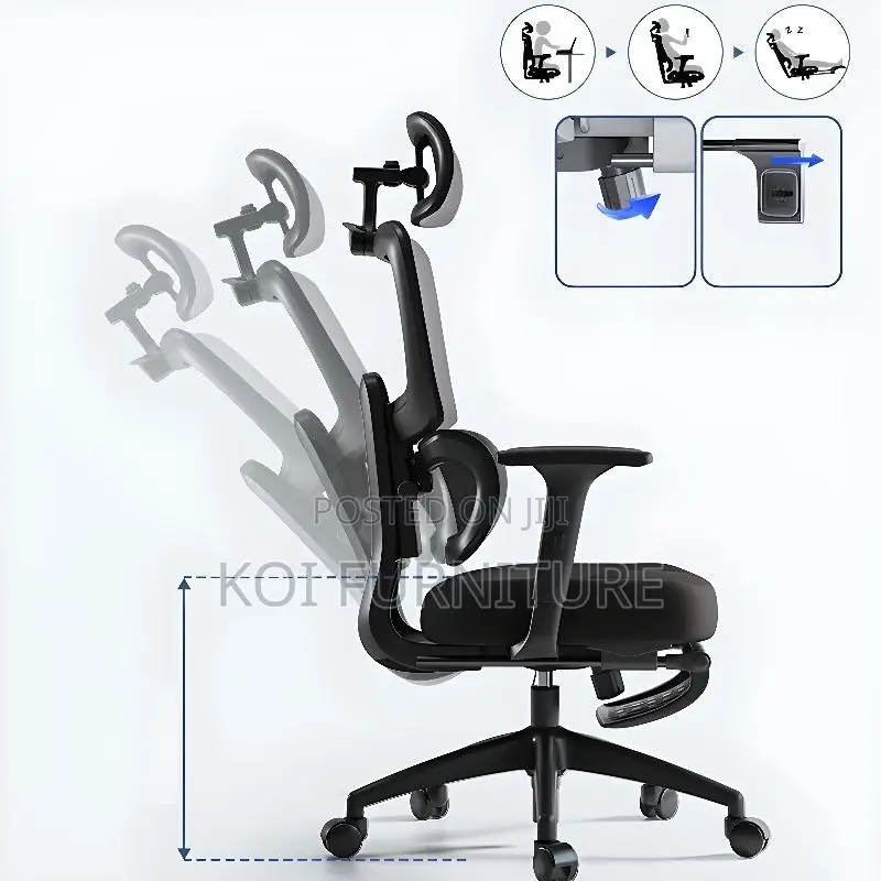 Office Chair; High Back Sturd Executive Orthopedic Office Seat