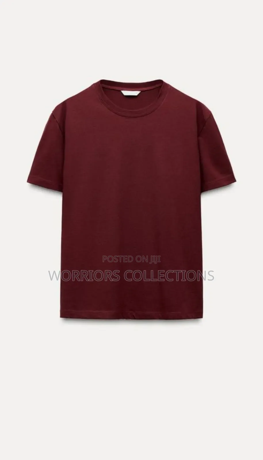 Burgundy Roundkneck T-Shirts Available