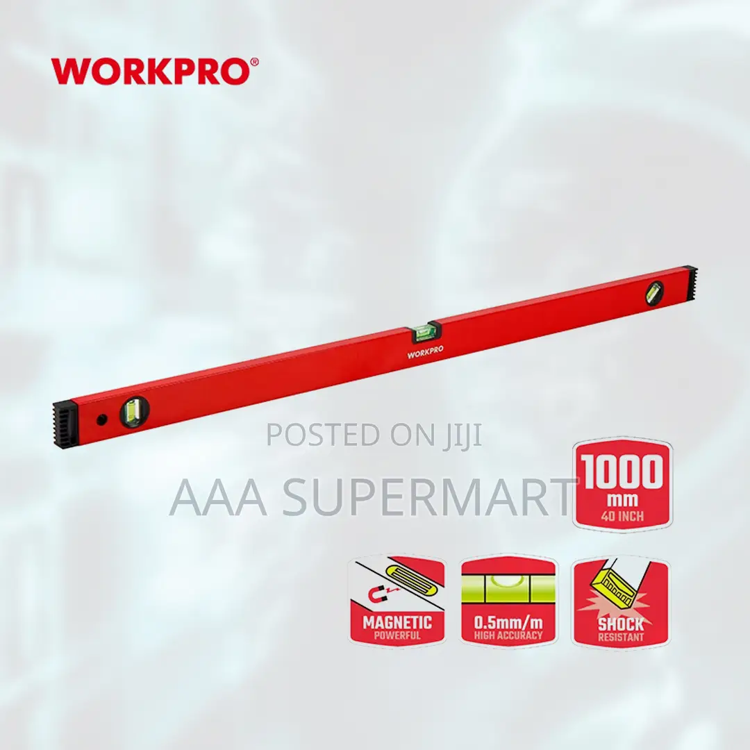 Wp262013 1000mm Aluminum Magnetic Box Level Workpro