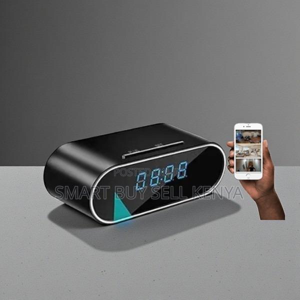 Discreet Bedroom Monitoring Device Wifi Table Clock Hidden Spy Camera