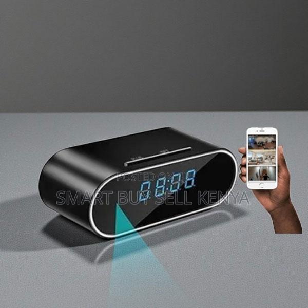 Smart Alarm Clock Surveillance Tool Wifi Table Clock Hidden Spy Camera