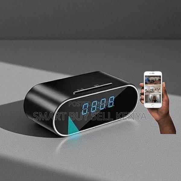 Hd Video Recording Clock Device Wifi Table Clock Hidden Spy Camera