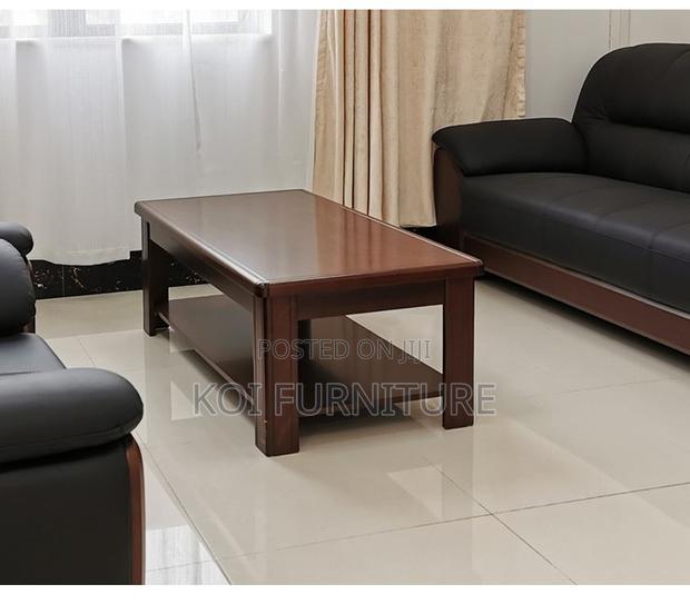 Coffee Table; Blend Style Mahogany Coffee Table - thumbnail 5