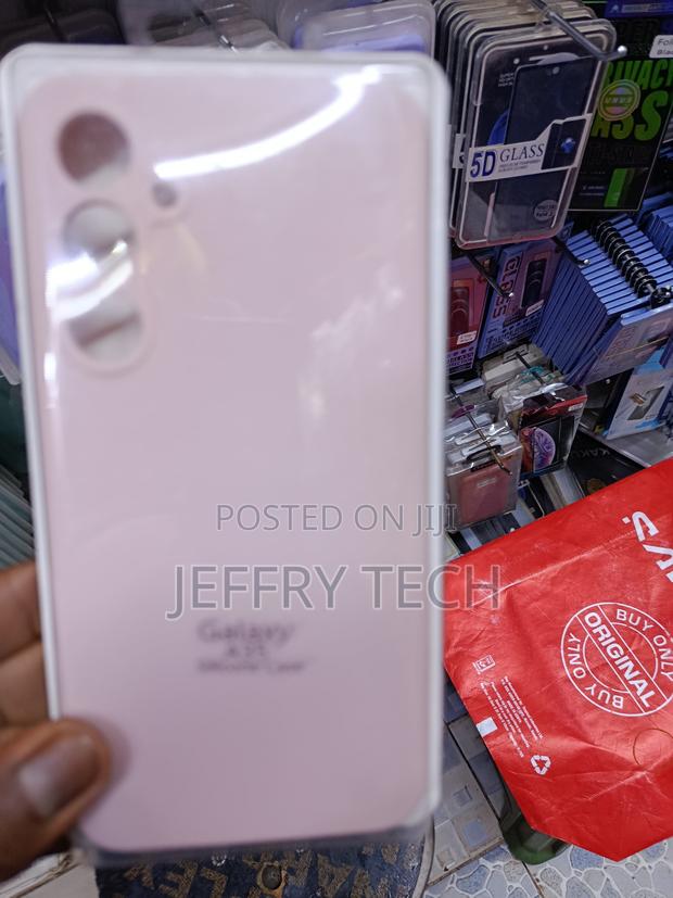 Xinye Liquid Silicone Samsung A35 Case With Cloth Lining-Rose Pink - main view