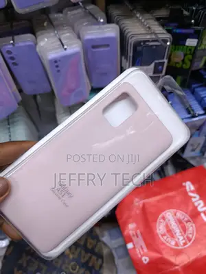 Linar Samsung A51 Liquid Silicon Case With Cloth Lining-Rose Pink