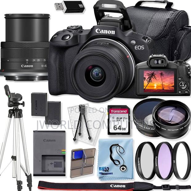 Canon Eos R50 Rf-S 18-45mm (Single) Kit Lens - thumbnail 2