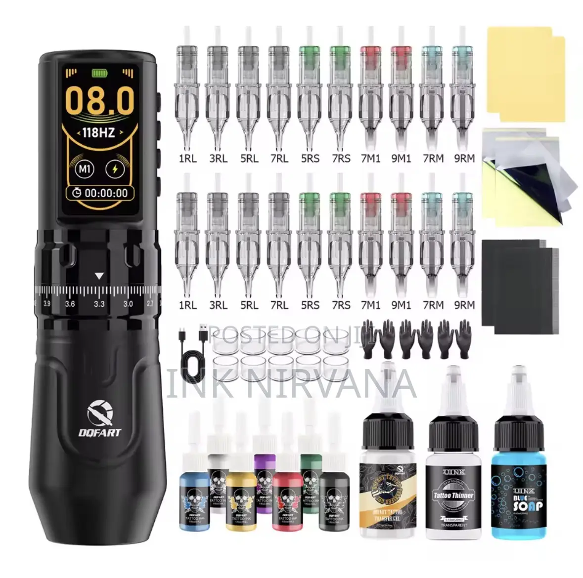 Tattoo Machine Pen Full Kit