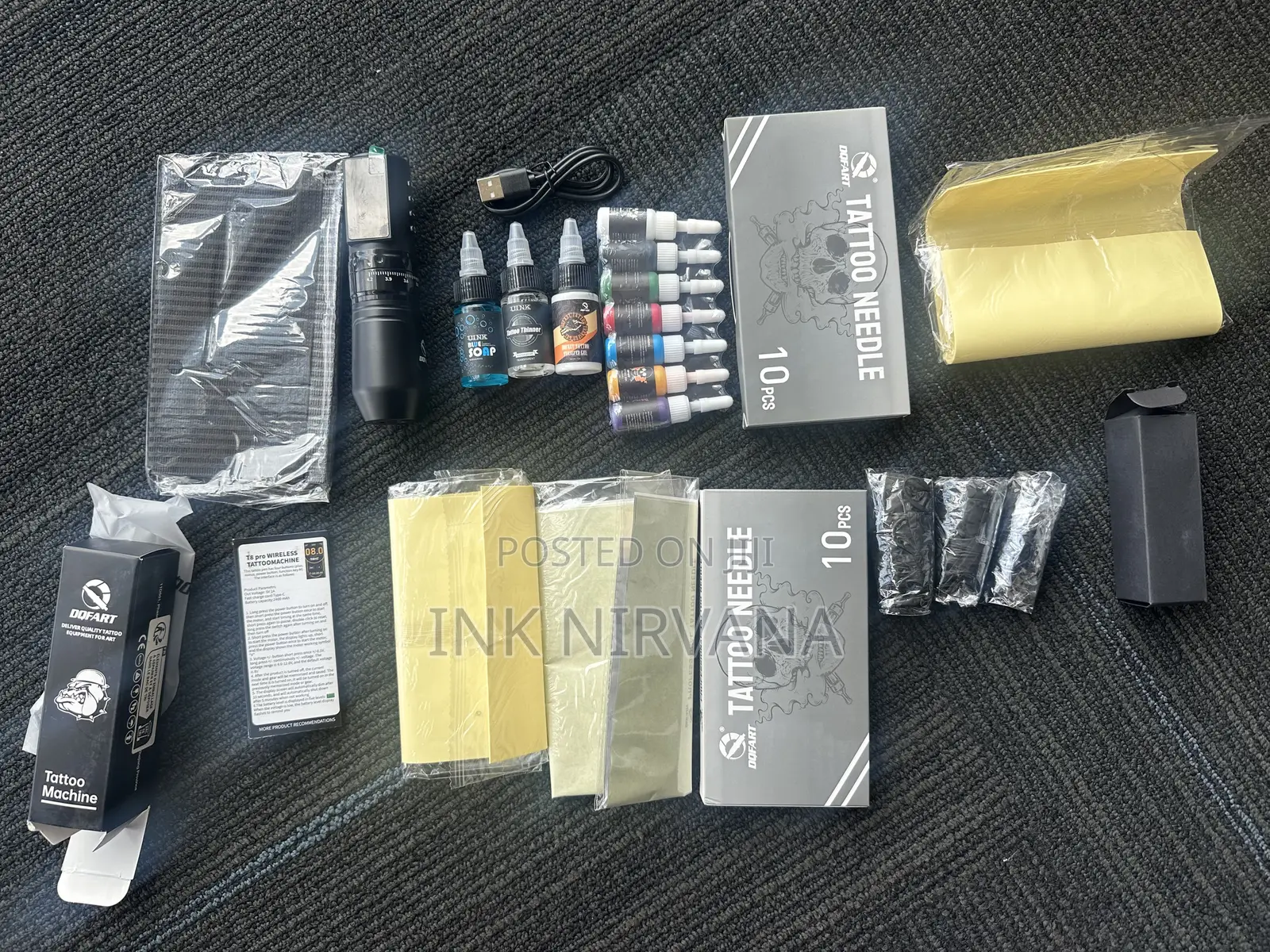 Tattoo Machine Pen Full Kit