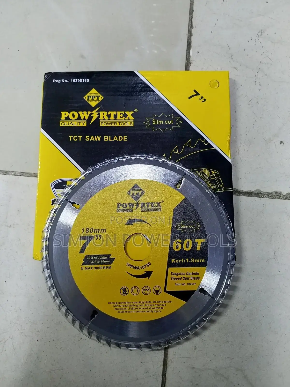 7-Inch 60t Wood Cutting Saw Blade