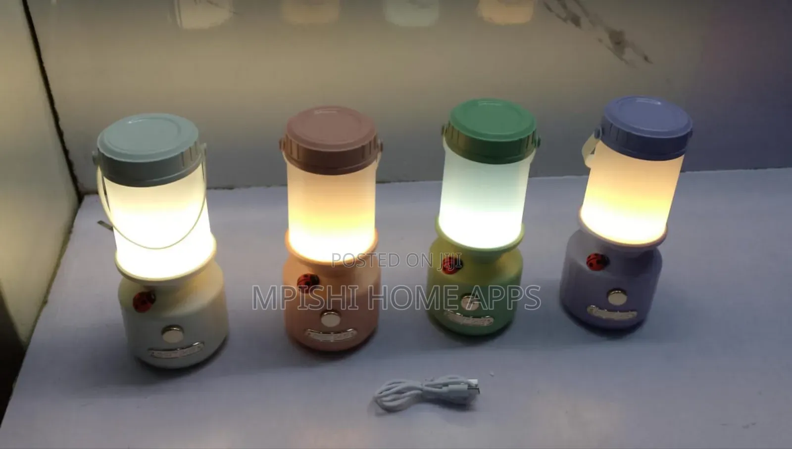 Rechargeable Ladybird Decorative Camping Lamp