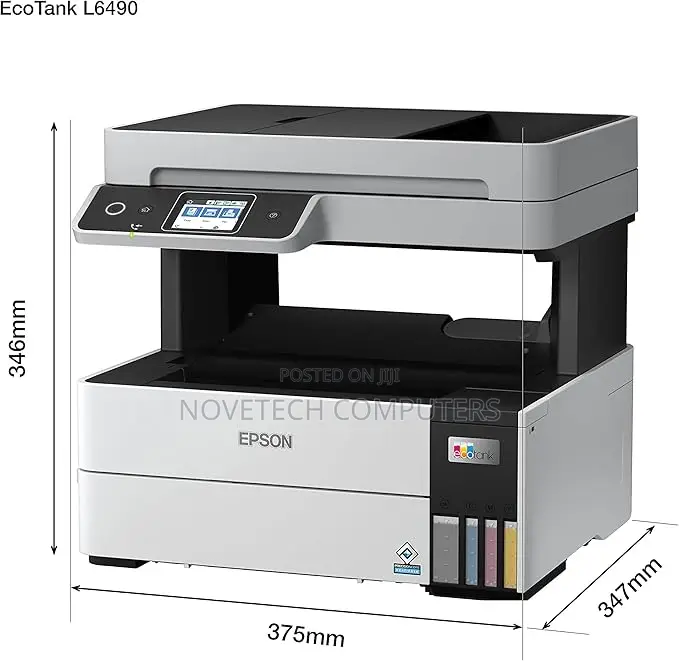 Ecotank L6490 A4 Multifunction Wi-Fi Ink Tank Printer With Fax