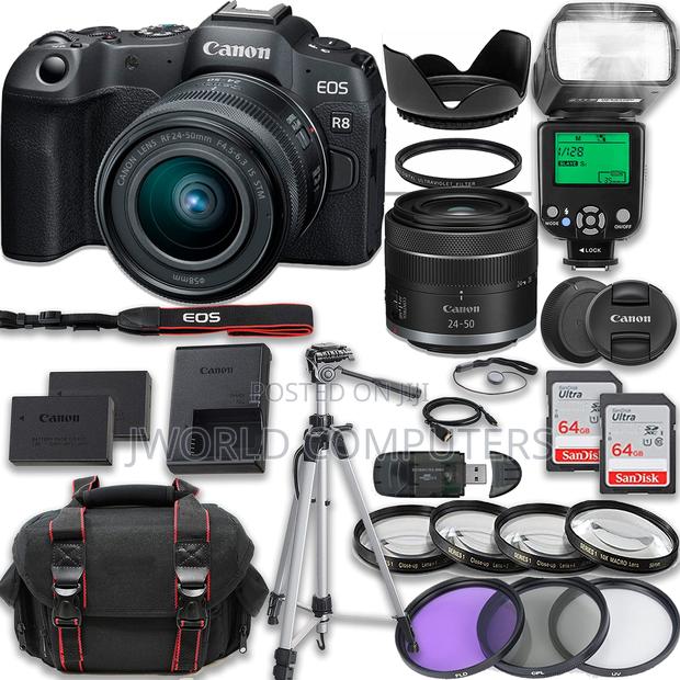 Canon Eos R8 Rf 24-50 (Single) Kit Lens - main view