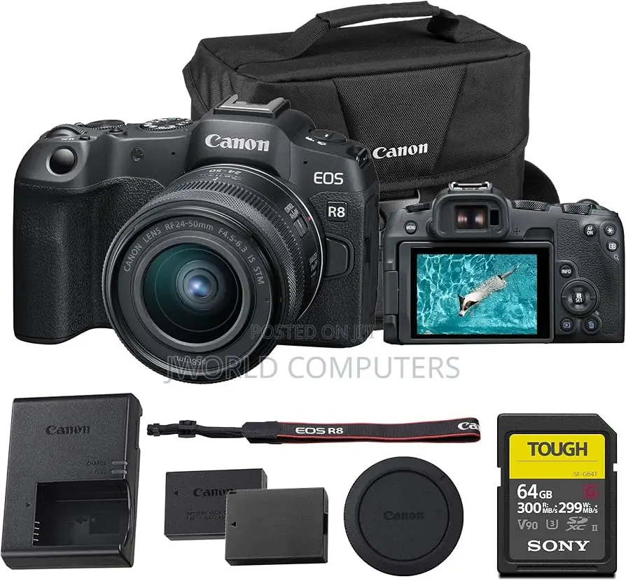 Canon Eos R8 Rf 24-50 (Single) Kit Lens