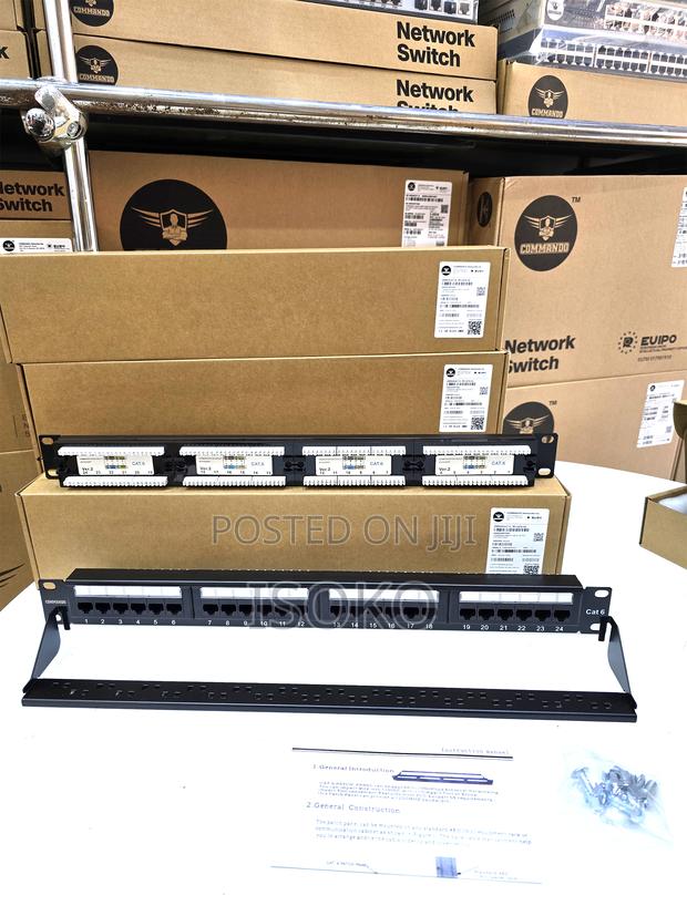 Pp-Cat6-24
Commando Metalx Cat6 1u 24-Port Utp Patch Panel