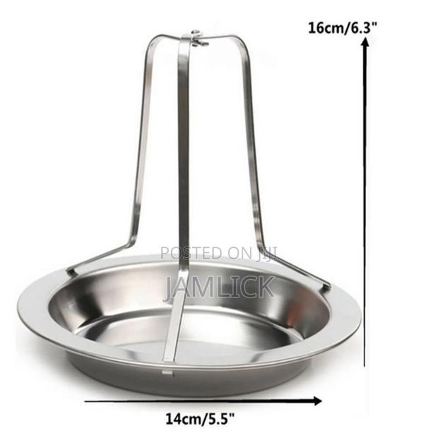 Stainless Steel Rotisserie Chicken Roaster Grill Stand - Pm