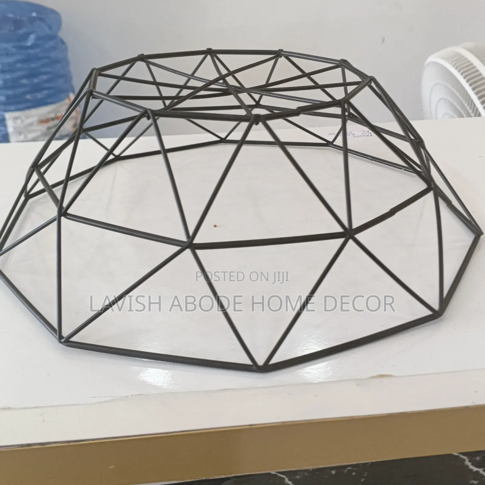 Elegant Black Fruit Bowl