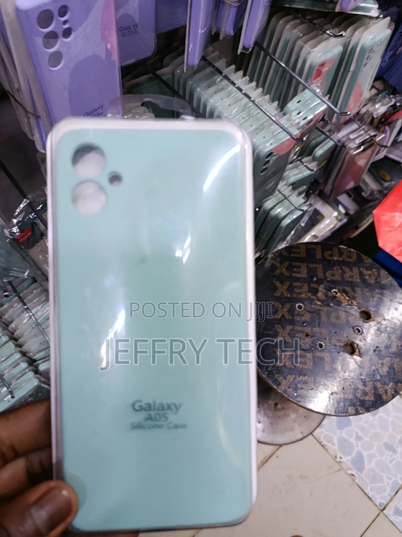 Nadi Samsung Galaxy A05 Liquid Silicone Case With Cloth Lining-Seafoam