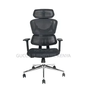 High-Back Mesh Orthopedic Office Chair With Lumber