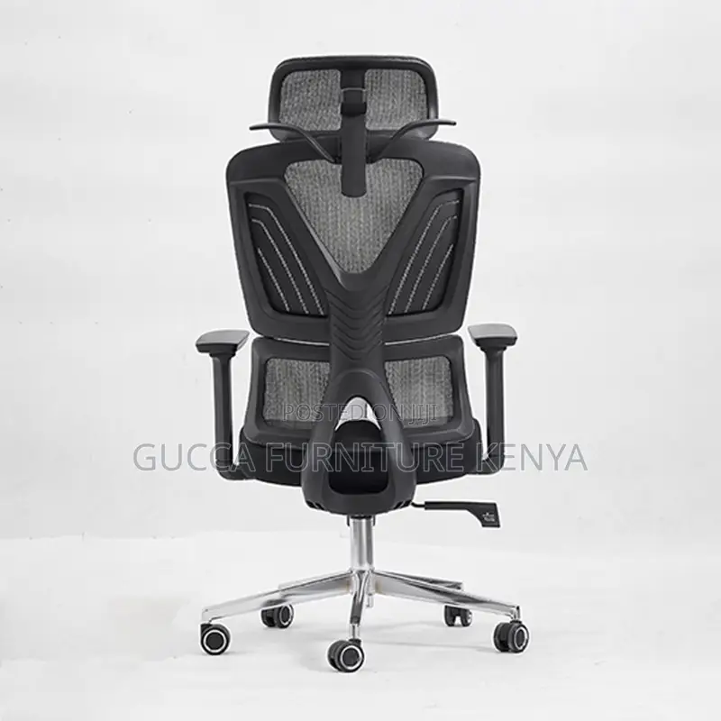 High-Back Mesh Orthopedic Office Chair With Lumber