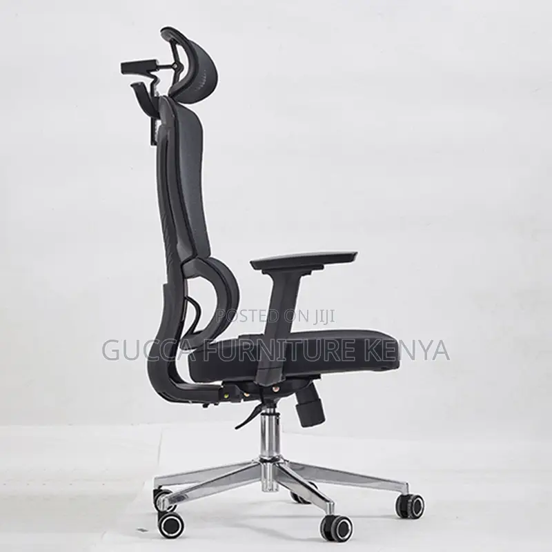 High-Back Mesh Orthopedic Office Chair With Lumber