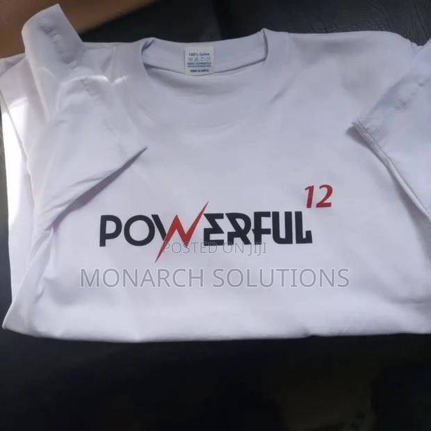 Milk White Branded Tshirts - main view