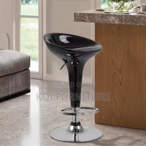 Barstool; Adjustable Sturdy Home Kitchen Dining Swivel Barstools - thumbnail 4