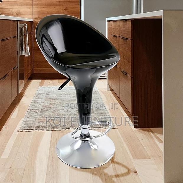 Barstool; Adjustable Sturdy Home Kitchen Dining Swivel Barstools - thumbnail 5
